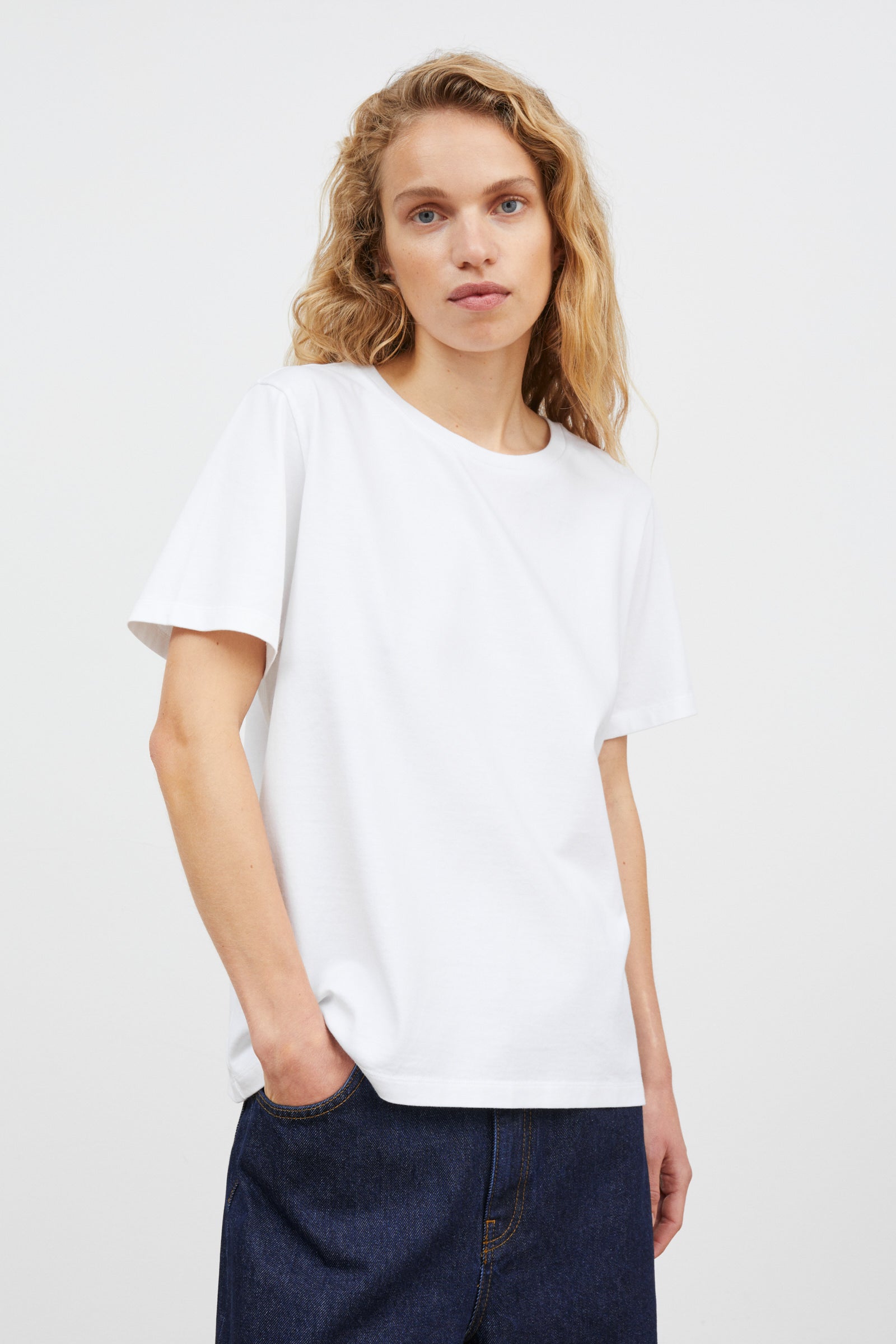 Skall Studio Loui regular tee Tee Optic white